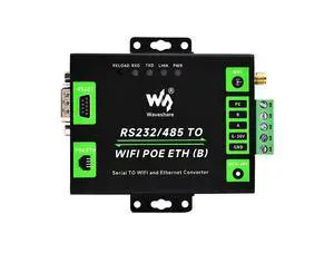 Coolwell Industrial Grade RS232/485 to WiFi POE Ethernet Serial Server 6t Modbus Gateway MQTT Gateway Metal Case