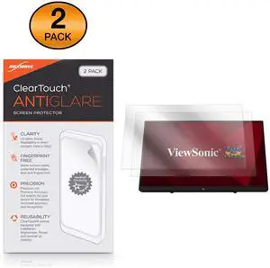 BoxWave Screen Protector Compatible with Viewsonic TD2230 (22") - ClearTouch Anti-Glare (2-Pack), Anti-Fingerprint Matte Film Skin for Viewsonic TD2230 (22")