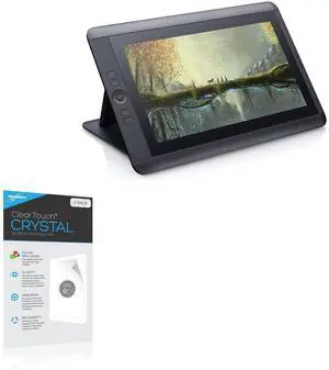 BoxWave Screen Protector Compatible with Wacom Cintiq 13HD DTK-1300 - ClearTouch Crystal (2-Pack), HD Film Skin - Shields from Scratches