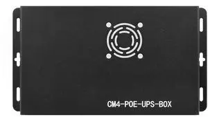 Waveshare PoE UPS Uninterruptible Power Supply Base Board/Mini-Computer Designed for Raspberry Pi Compute Module 4 Gigabit Ethernet Dual HDMI Quad USB2.0