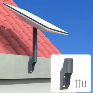 TIUIHU Starlink Gen 2 Short Wall Mount, Starlink Roof Mount for Starlink V2/Gen 2 Dish & Starlink High Performance,Starlink Pole Mount Compatible with Starlink Internet Kit Satellite