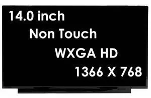 LTPRPTS Replacement 14.0" 30 Pin HD LCD Panel Screen Laptop for HP 440 G6 N140BGA-EA4 N140BGA-EB4 NT140WHM-N34 NT140WHM-N51 B140XTN07.2 B140XTN07.3 (Non-Touch)