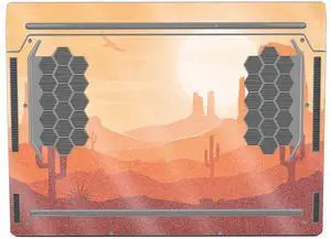 MightySkins Glossy Glitter Skin Compatible with Alienware X17 R2 (2022) Full Wrap Kit - American Southwest | Protective, Durable High-Gloss Glitter Finish | Easy to Apply | Made in The USA