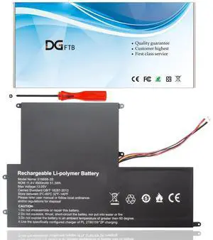 DGFTB UTL-516698-3S 516698-3S 516698 New Laptop Battery Replacement for EVC156-1BK EVC156-2BK ECV156-1 ECV156-2 Series (11.4V 45.6W/4000mAh)