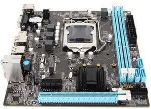 Micro ATX Motherboard,DDR3 Motherboard with LGA 1155 Slot,M.2 NVMe NGFF 100Mbps LAN Micro ATX Motherboard for LGA1155 Socket I3 I5 I7