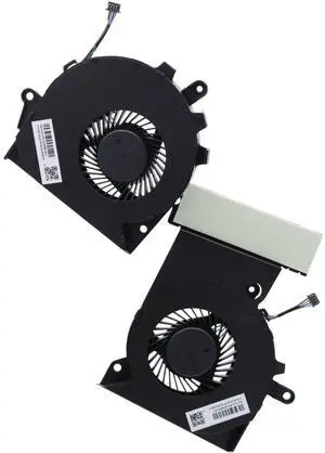 Deal4GO CPU Cooling Fan w/GPU Graphics Fan Set L22261-001 Replacement for H P Omen 15-CE 17-CE 17-an 15-CE011DX 15-CE198WM 17-AN000 17-CE0008CA