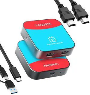 Capture Card for Nintendo Switch, 4K Audio Video Capture Card, USB C 3.0 1080P 60FPS HDMI Recorder for Gaming/Live Streaming/Video Conference, Works for Nintendo Switch/PS5/Xbox/OBS/Camera/PC