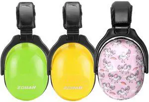 ZOHAN Kids Ear Protection 3 Pack,Kids Noise Canceling Headphone for Concerts, Monster Truck, Fireworks