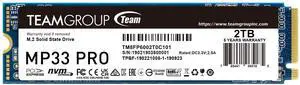 TEAMGROUP MP33PRO 2TB SLC Cache 3D NAND TLC NVMe 1.3 PCIe Gen3x4 M.2 2280 Internal SSD R/W Speed Up to 3500/3000 MB/s Laptop & Desktop TM8FPD002T0C101