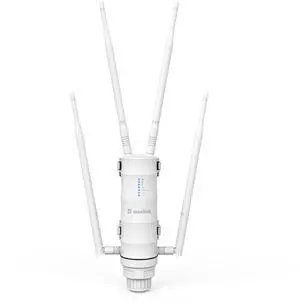 WAVLINK AC1200 Outdoor Wireless High Power Weatherproof WiFi Long Range Extender/Access Point/Router with Passive POE,Dual Band 2.4+5G Repeater,Gigabit Port, No WiFi Dead Zones for Working from Home