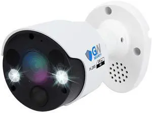 GW Security 4K 8MP 2-Way Audio Spotlight Color Night Vision Outdoor/Indoor PoE IP Bullet Security Camera (GW8538IP)