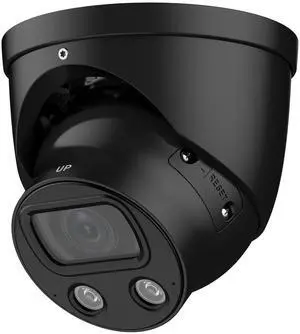 EmpireTech IPC-Color4K-T 4K Full-Color Ultra Low Light 8MP 1/1.2" CMOS Smart AI Starlight Turret IP Camera,Build-in Warm LED, Built-in Mic,SMD 3.0,PoE and ePoE,IPC-Color4K-T 3.6mm-Black