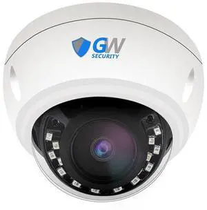 GW Security GW8087MMIC 8MP 4K IP POE 3X Optical Zoom 2.8-8mm Motorized Lens Dome Security Camera, Built-in Mic, Human Detection