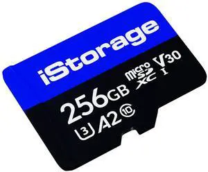 iStorage MicroSD Card 256GB | Encrypt Data Stored on iStorage MicroSD Cards using DatAshur SD Flash Drive | Compatible with DatAshur SD Drives Only