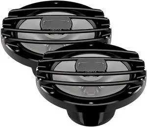 Hertz HMX-8-S-LC 8 in. 4-Ohm Powersports Coaxial Speaker Set with RGB LED Lights(Pair)