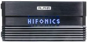 Hifonics A1500.1D Alpha Compact 1500 Watt 1 Ohm Stable Monoblack Car Audio Amplifier