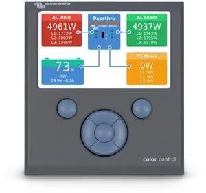 Victron Energy Color Control GX for System Monitoring and Full System Control