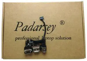 Padarsey New Replacment DC-IN Jack I/O Board fit Compatible For MacBook Air 13" A1466 MD760 820-3455-A (Mid 2013, Early 2014)