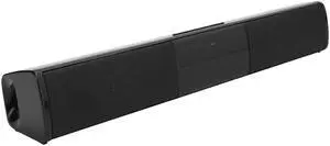 Lazmin112 Wireless Bluetooth Speaker, Insert Card U Disk Wall Sound Long Bar Subwoofer, AUX Connection FM Radio 360degree Surround Sound for TVs/Gaming