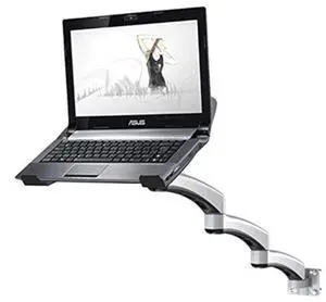 Ultra Long Arm Aluminum Alloy Full Motion Wall Mount Laptop Holder Bed Pole Mount Laptop Stand Arm Monitor Holder