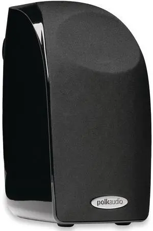 Polk Audio Blackstone TL1 Satellite Speaker (Single, Black) | PowerPort Technology | Hi-Gloss Blackstone Finish | Compact Size, Crisp Sound | Pair with TL Series for Complete Home Entertainment