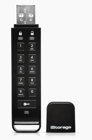 iStorage datAshur Personal2 64 GB - Secure Flash Drive - Password Protected - Portable - Military Grade Hardware Encryption