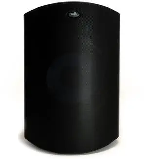 Polk Audio Atrium 8 SDI Flagship Outdoor Speaker (Black) - Use as Single Unit or Stereo Pair, Powerful Bass & Broad Sound Coverage, Withstands Extreme Weather & Temperature