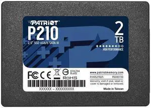 Patriot P210 2TB Internal SSD - SATA 3 2.5" - Solid State Drive - P210S2TB25