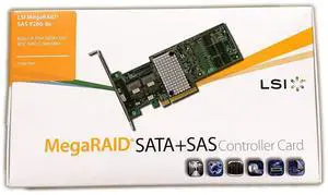 Broadcom LSI MegaRAID 9286-8e SAS SATA ROC RAID External Storage Controller LSI00332 8 Port L5-25421-20 (Retail Pack)