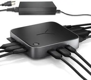 Brydge Stone CORE Powered Charging Docking Station  10 Ports, 100W PD, Dual Monitor Docking Station, 4K60Hz, 8K HDMI, SD 4.0, USB-A & USB-C, Ethernet  Windows & MacOS Compatible Laptop