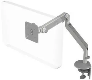 Humanscale M2 Monitor Arm: Clamp Mount - Silver/Gray Trim
