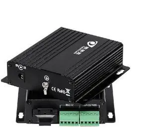 OLYCOM One Pair Serial to Fiber Converter RS232 RS485 RS422 Optic Modem 1310nm SC Connector Dual Fiber for PC Hub Switch