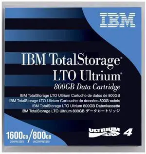 (5) New IBM LTO 4 Ultrium Tapes 800GB/ 1.6TB IBM LTO-4 95P4436