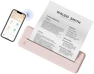 HPRT Wireless Portable Printer - Bluetooth Thermal Printer for Travel, Mobile Office, School, Home Compatible with iOS Android