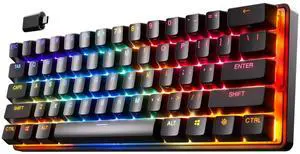 SteelSeries Apex Pro Mini Wireless Keyboard - 60% Design - OmniPoint 2.0 - Quantum 2.0 Wireless - Double Shot PBT Keycaps - Black