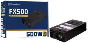 SilverStone Technology FX500-G, 500W Flex ATX 80 Plus Gold Power Supply, SST-FX500-G