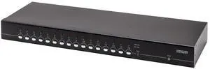 Syba SY-KVM50084 16-Port USB PS/2 Combo KVM Switch, Black