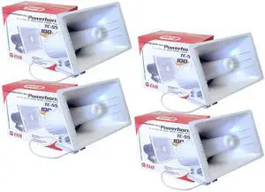 Nippon America 4 Pack PA Power Horn Speaker 100W Indoor Outdoor 100 Watt