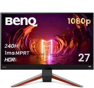 BenQ MOBIUZ EX270M Gaming Monitor 27" FHD 1080p 240Hz 1ms | IPS | HDRi | 99% sRGB | Freesync Premium | Eye-Care Tech | Adjustable Height, Swivel & Tilt | 2.1 Speakers | DisplayPort | HDMI | USB Hub