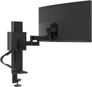 Ergotron  Trace Single Monitor Arm, VESA Desk Mount  for Monitors Up to 38 Inches, 6.5 to 21.5 lbs  Matte Black