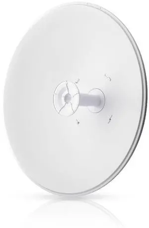 Ubiquiti Networks airMAX 2x2 PtP Bridge Dish Antenna - Range - SHF - 5.10 GHz to 5.90 GHz - 30 dBi RD-5G30-LW