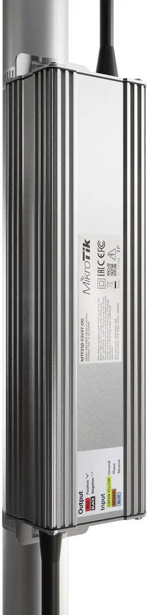 MikroTik MTP250-53V47-OD 53V 250W Outdoor AC/DC Power Supply