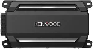 KENWOOD KAC-M5014 4-Channel Compact Digital Amplifier (600W) for Car, Marine, UTV & Motorsport Vehicles, Solid Corrosion-Resistant Aluminum Chassis, IPX6, IPX7 & IP6X Certified and Vibration-Proof