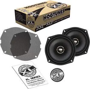 Hogtunes 352-XLF High Performance XL Series 5.25" Front Speakers with Grills (2 Pack), Fits 1998-2013 Harley-Davidson Motorcycles