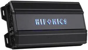 Hifonics Zeus Delta 1,350 Watt Compact 4 Channel Nickel Plated Mobile Car Audio Amplifier with Auto Turn On Feature, ZD-1350.4D, Black