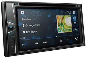 Pioneer AVH-120BT 6.2 Inch Double Din DVD/MP3/CD Player with Touchscreen Bluetooth.