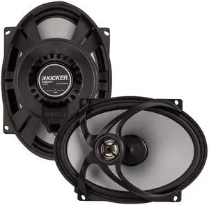 Kicker 48PSC574 PSC574 5"x7" Replacement Coaxial Speakers, 4-Ohm Compatible with Harley Motorcycles, Pair