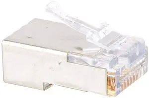 Platinum Tools 105020 Shielded Cat5e EZ-RJ45 Connectors, 100pc. Bag