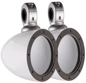 Kicker 4 Inch Tower Enclosure 40KMMTESW White