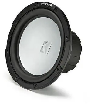 Kicker 45KM104 10" 350w Peak/175w RMS Marine Boat Subwoofer SVC 4-ohm Sub KM10